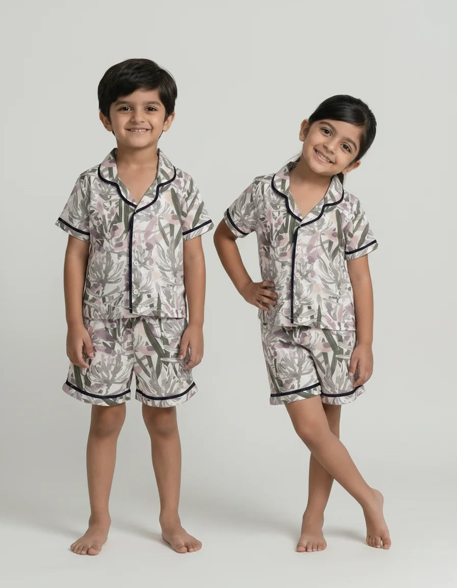 Unisex Night Suit (Shirt + Short)