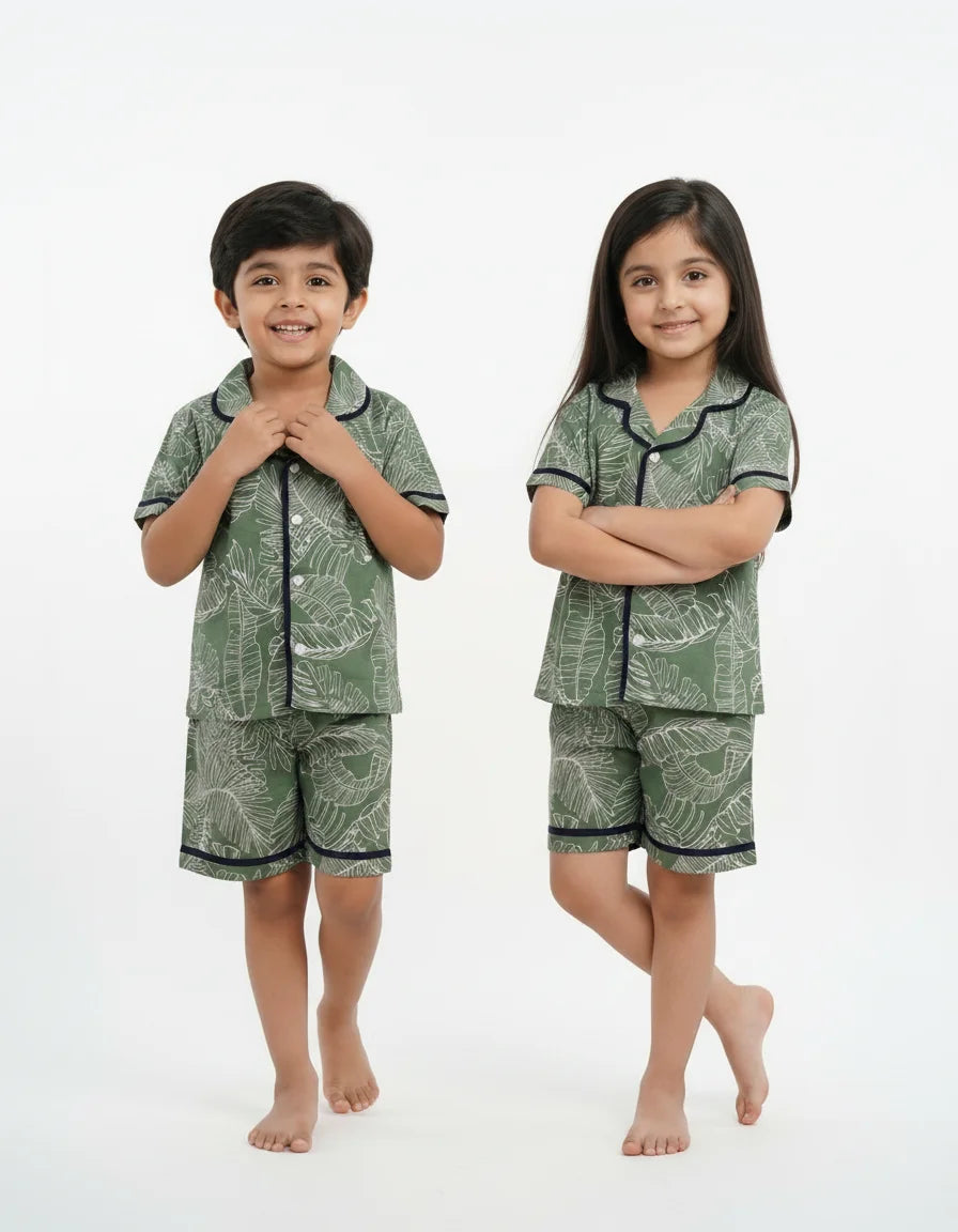Unisex Night Suit (Shirt + Short)