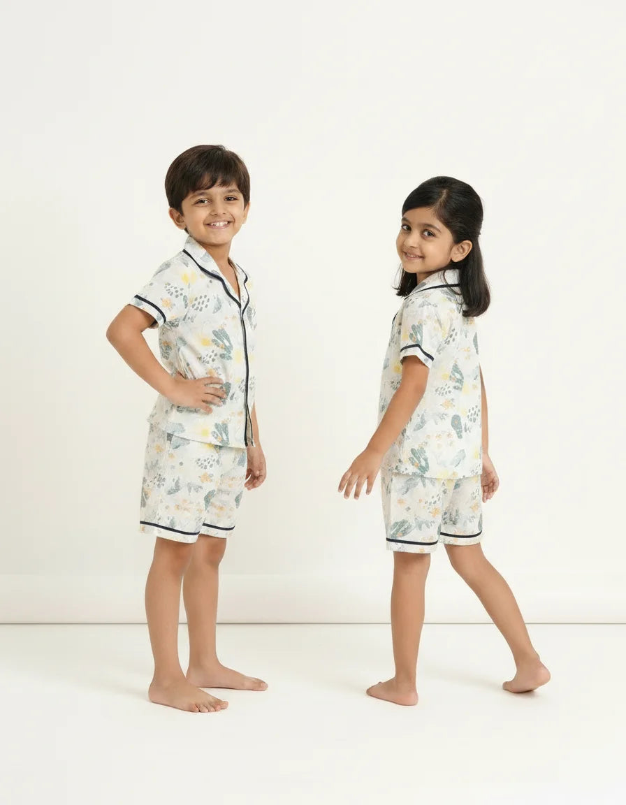 Unisex Night Suit (Shirt + Short)