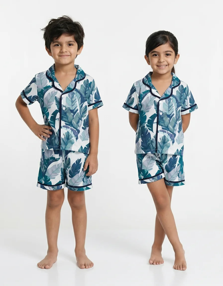 Unisex Night Suit (Shirt + Short)