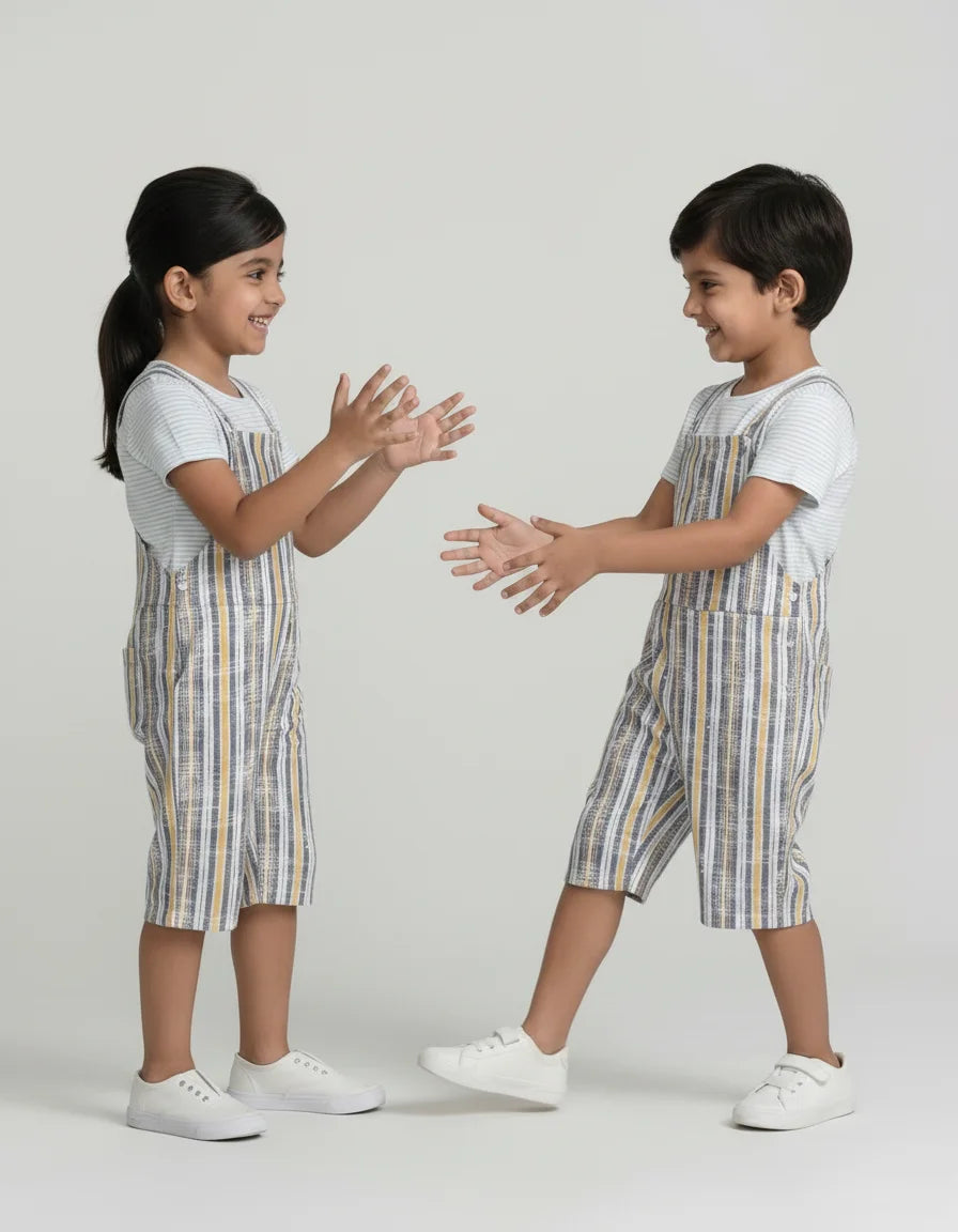 Kids Dungaree with Tee