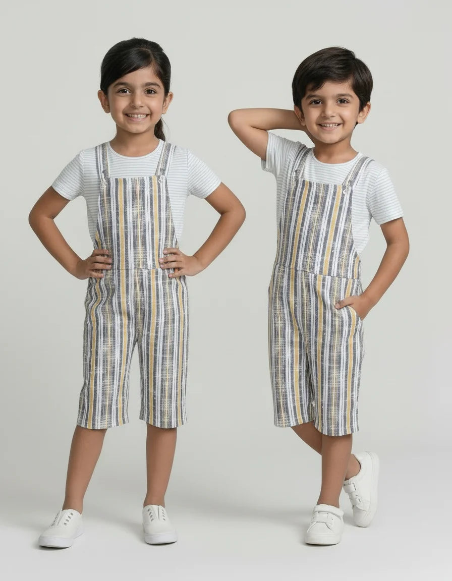 Kids Dungaree with Tee