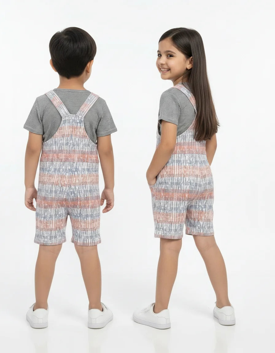 Kids Dungaree with Tee