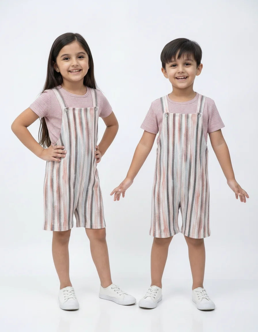 Kids Dungaree with Tee