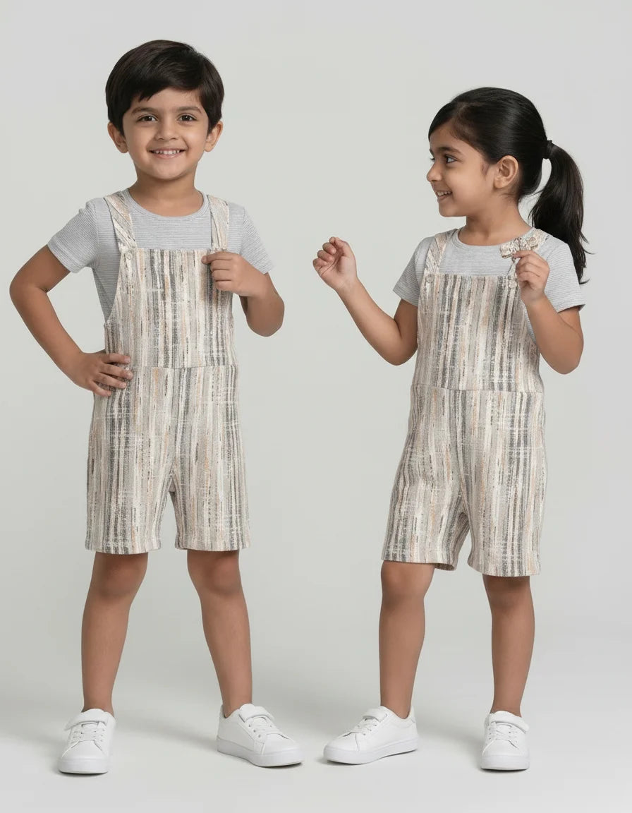 Kids Dungaree with Tee