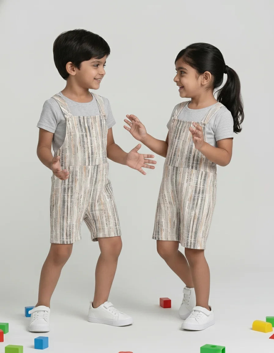 Kids Dungaree with Tee