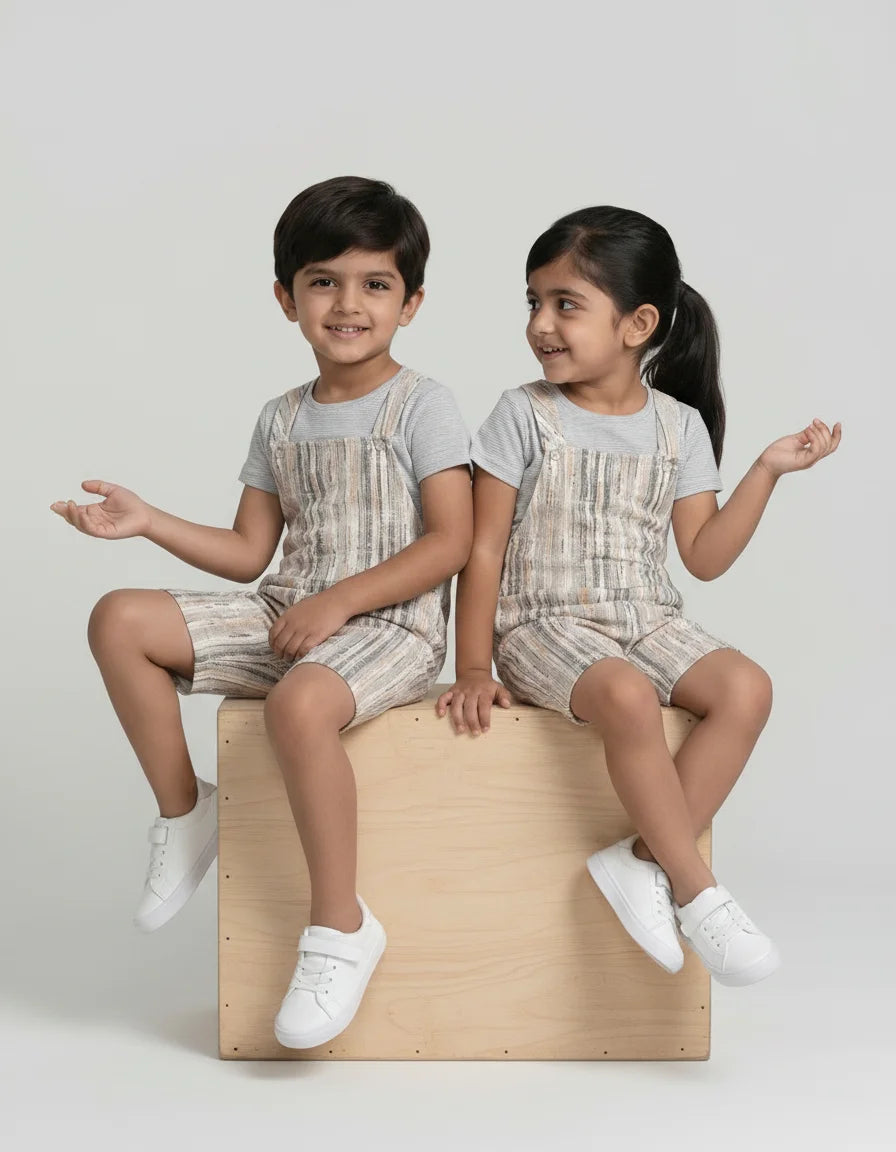 Kids Dungaree with Tee