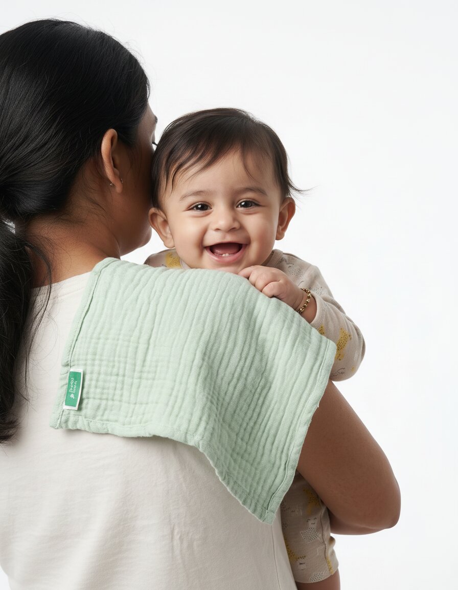 4 Layer Muslin Burp / Wipe Cloth