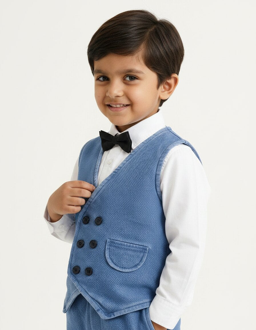 Waistcoat Set ( Waistcoat, Shirt , Pant , Tie)