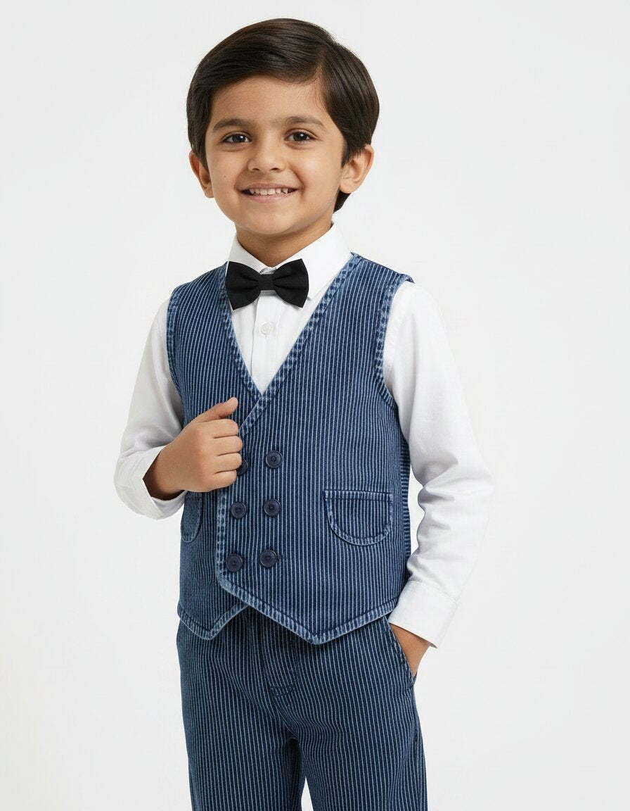 Waistcoat Set ( Waistcoat, Shirt , Pant , Tie)