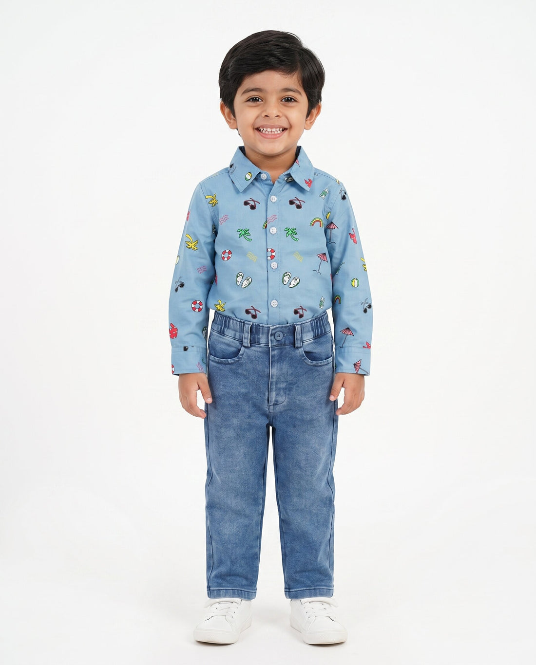 Boys Shirt with Jeans Combo