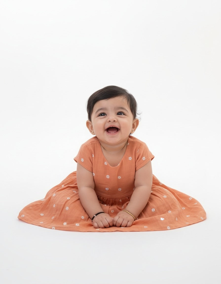 Muslin Baby Frock