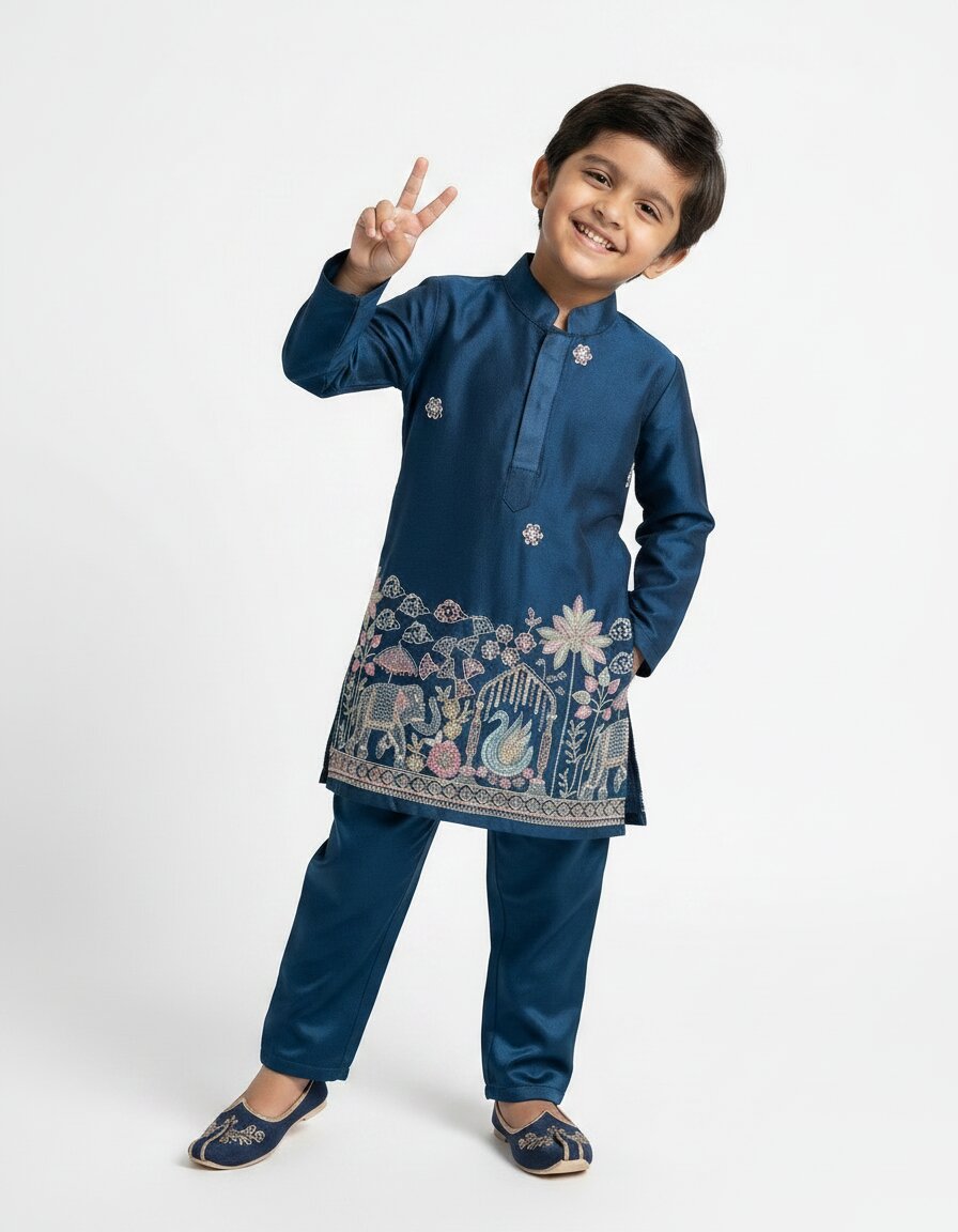 Boys Designer Kurta Pyjama