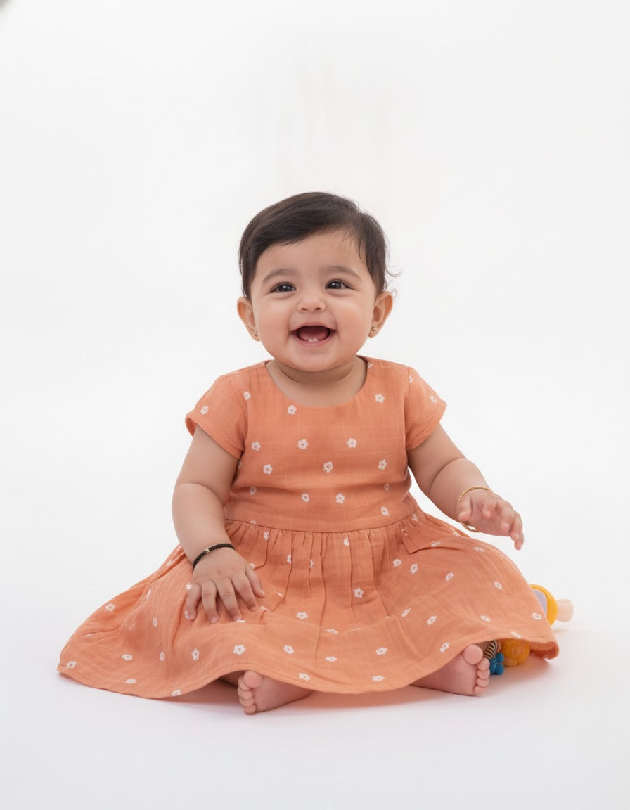 Muslin Baby Frock
