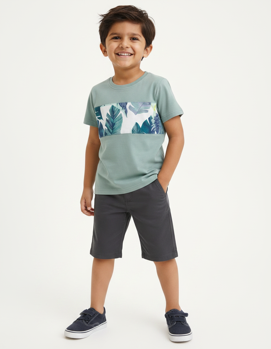 Cut & Sew Boys T-Shirt