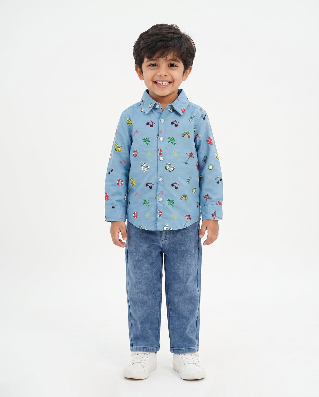 Boys Shirt with Jeans Combo