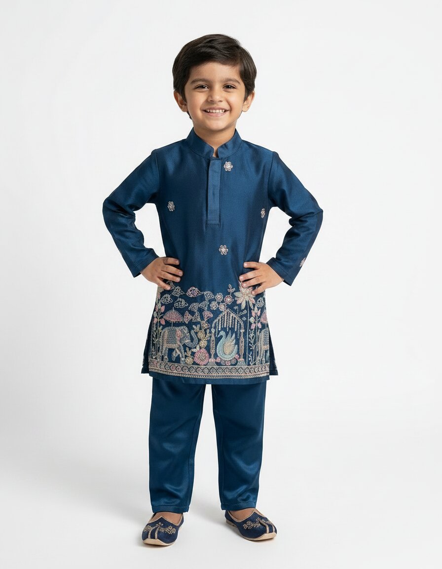 Boys Designer Kurta Pyjama