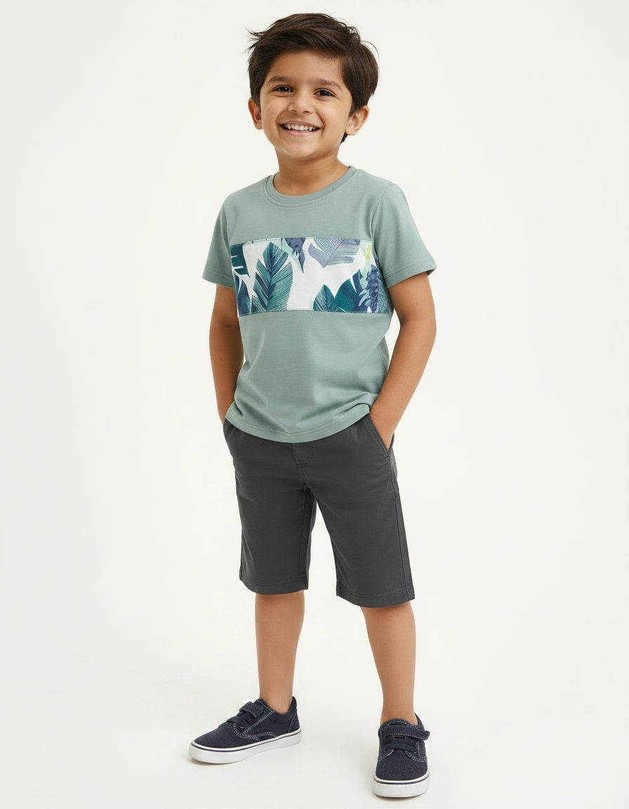 Cut & Sew Boys T-Shirt