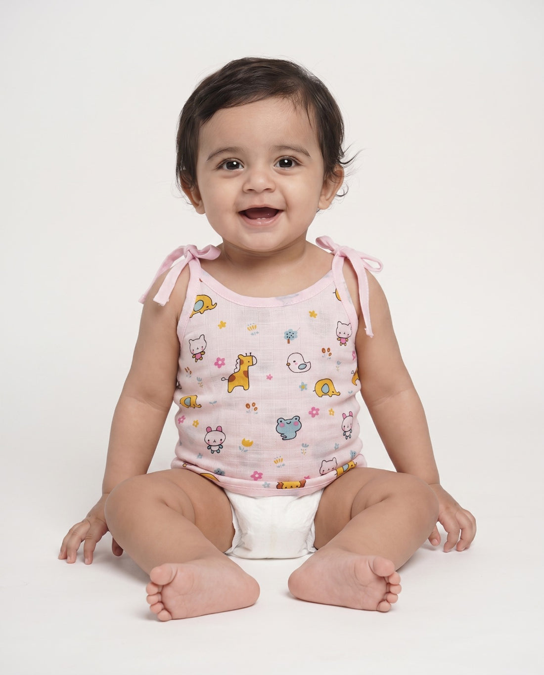 Shoulder Knot Jhabla (Muslin Fabric)